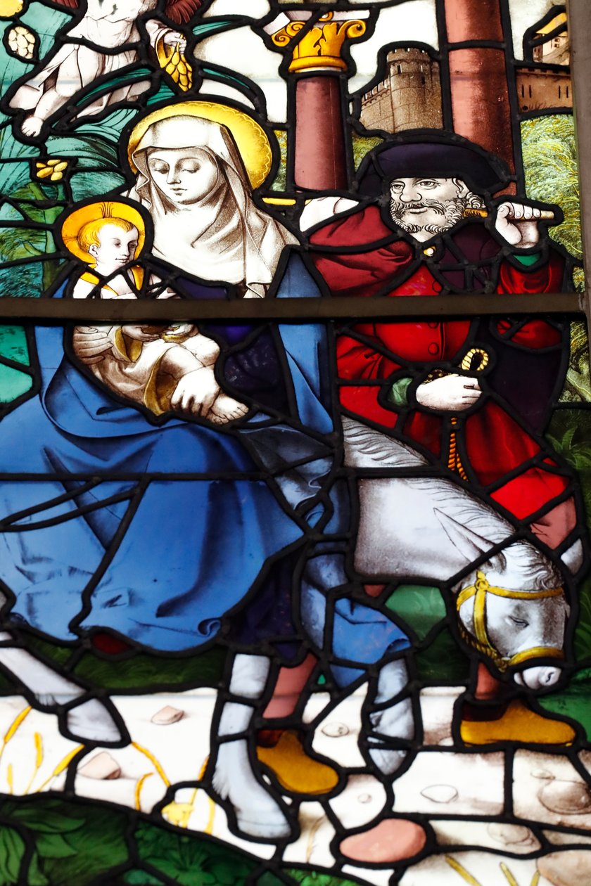 Batalha kloster. Hellige familie. Fly til Egypt. Portugal. av Francisco (attr.to) Henriques