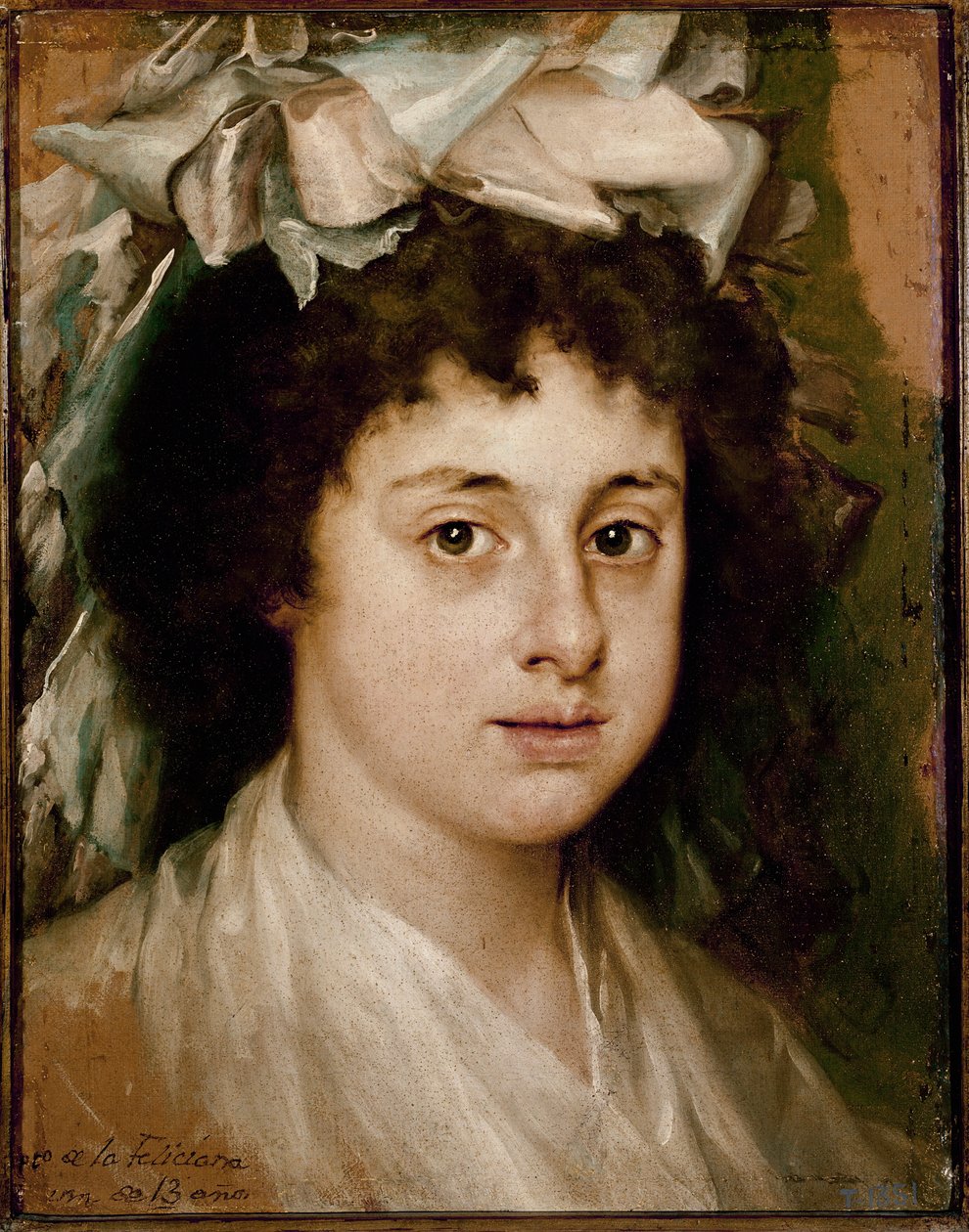 Portrett av Feliciana, 13 år gammel (olje på lerret, ca. 1787) av Francisco Bayeu y Subias