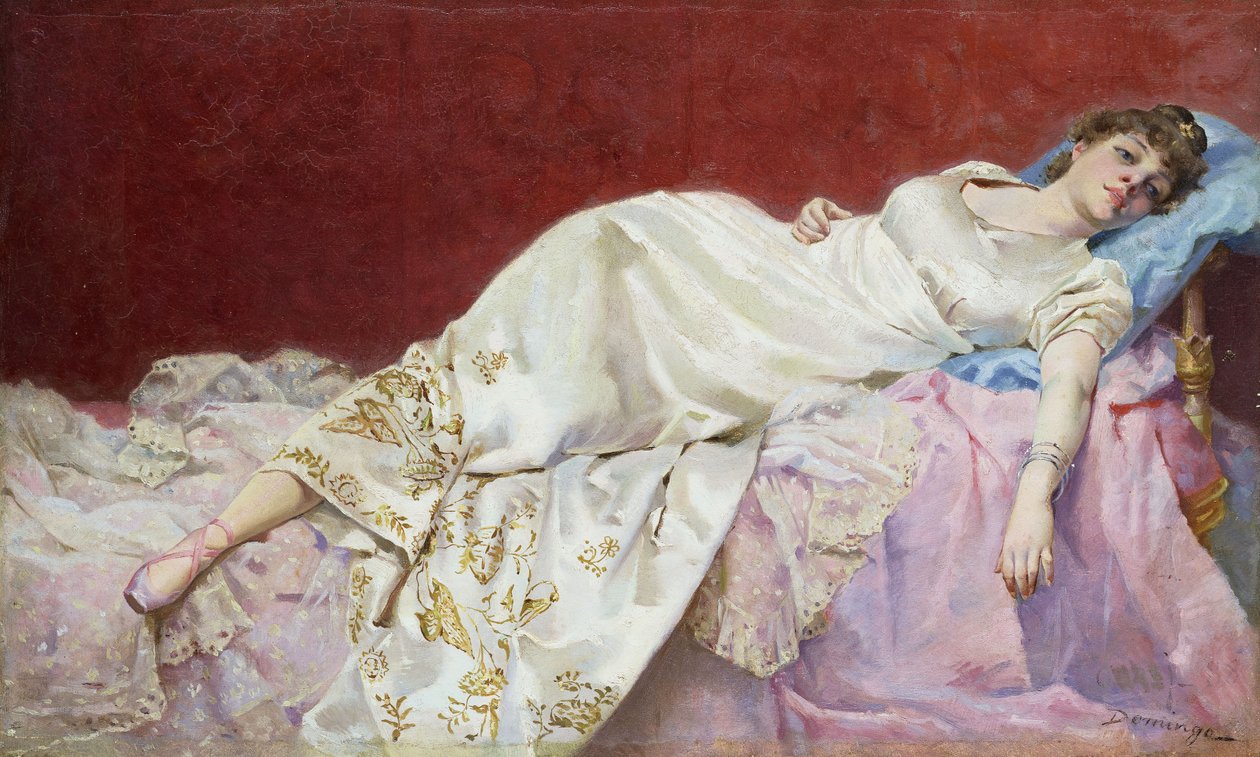 Et øyeblikks hvile, av Francisco Domingo Marqués