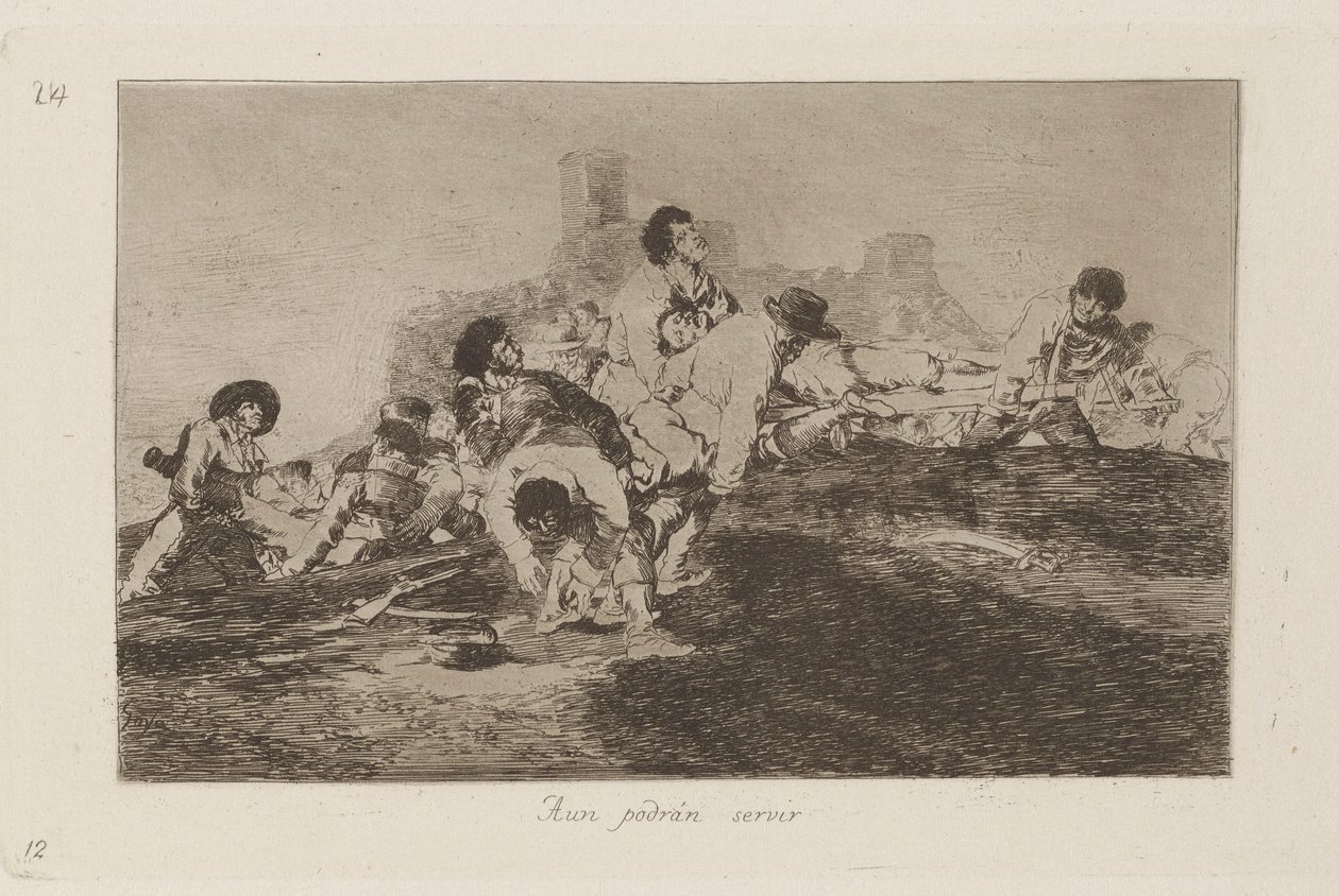 De kan fortsatt være til nytte, plate 24 fra The Disasters of War av Francisco de Goya