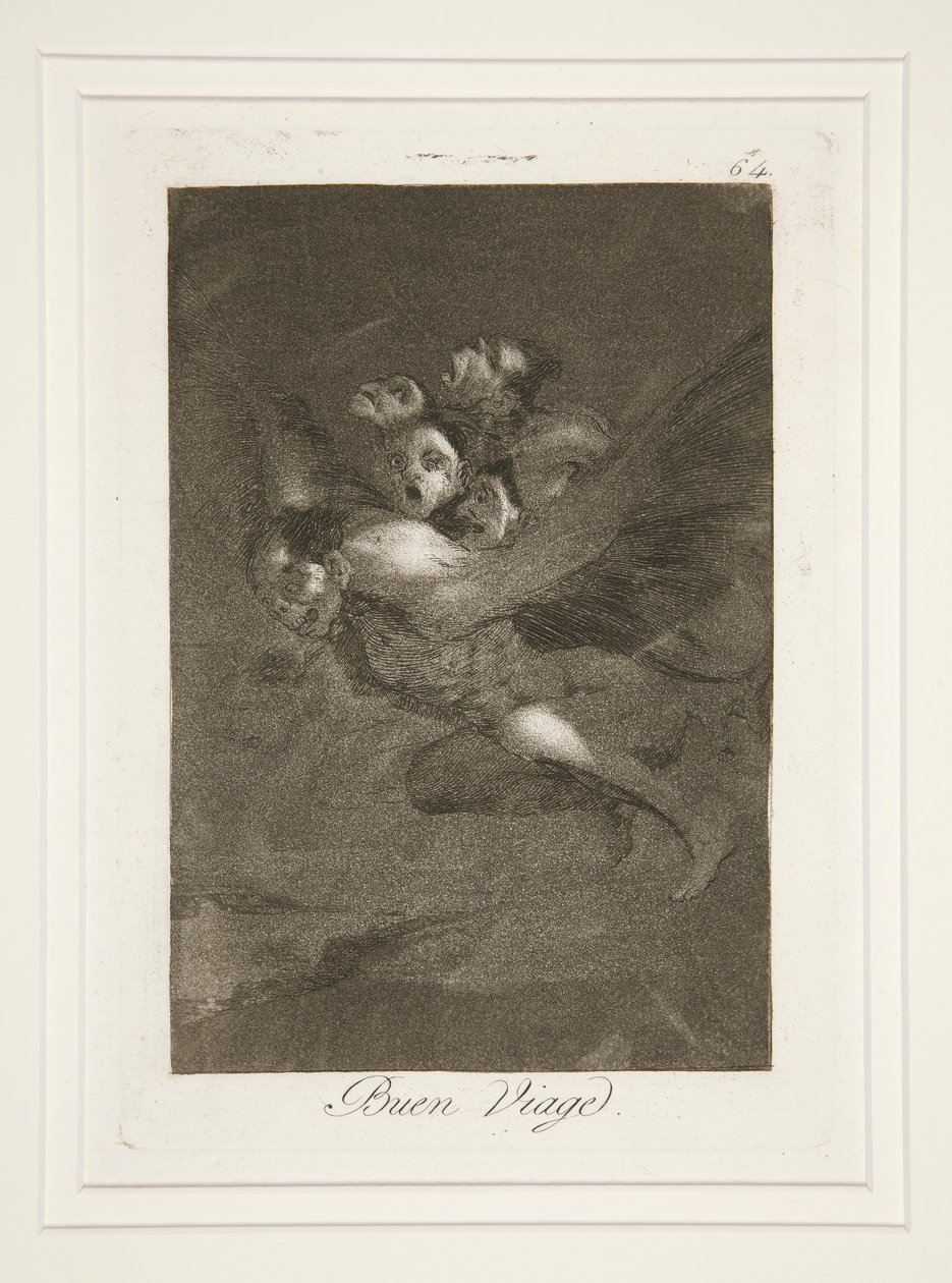 God tur (Bon Voyage), pl. 64 fra serien The whims av Francisco de Goya