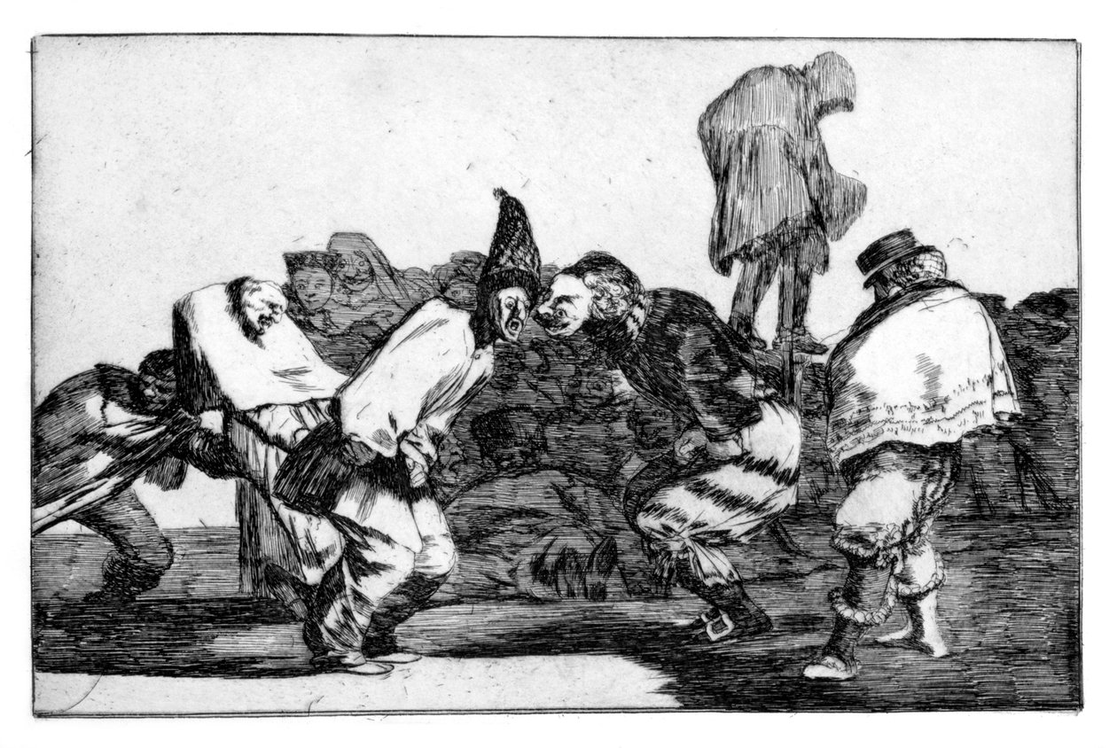 Karnevalsfantasi, 1819-1823 av Francisco de Goya