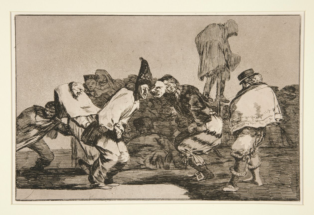 Disparate de carnaval (Carnival Folly), pl. 14 fra serien Los proverbios av Francisco de Goya