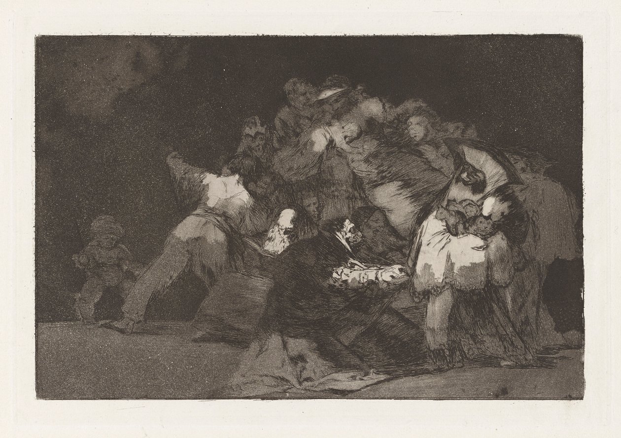 General Folly, også kjent som The Claws of a Cat and the Dress of a Devotee, fra serien Los disparate (The Proverbs) av Francisco de Goya