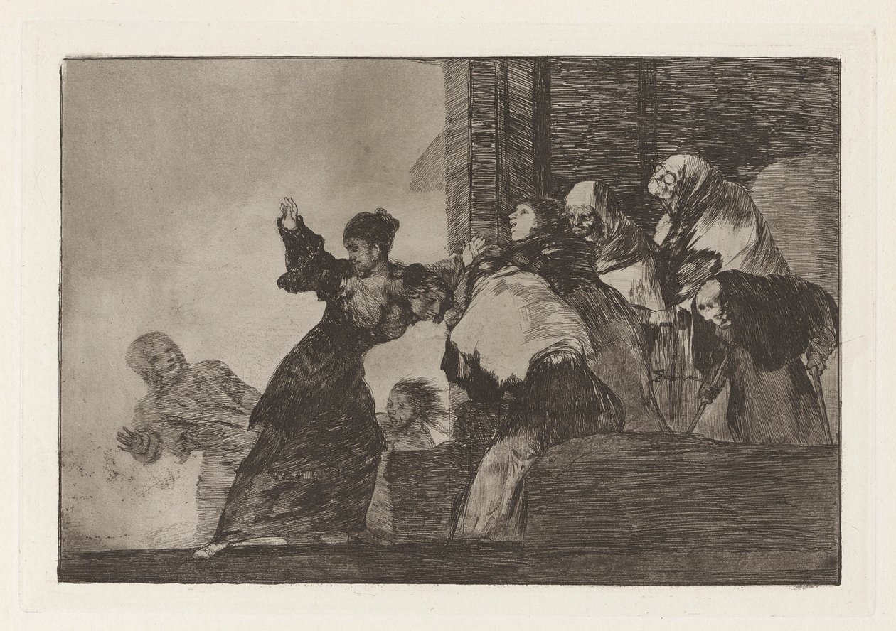 Disparate pobre (Poor Folly), også kjent som Two Heads Are Better Than One, fra serien Los disparates (Los proverbios) av Francisco de Goya