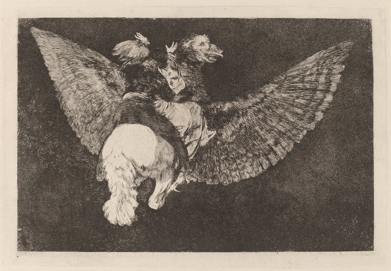 Disparate volante (Flying Folly) av Francisco de Goya