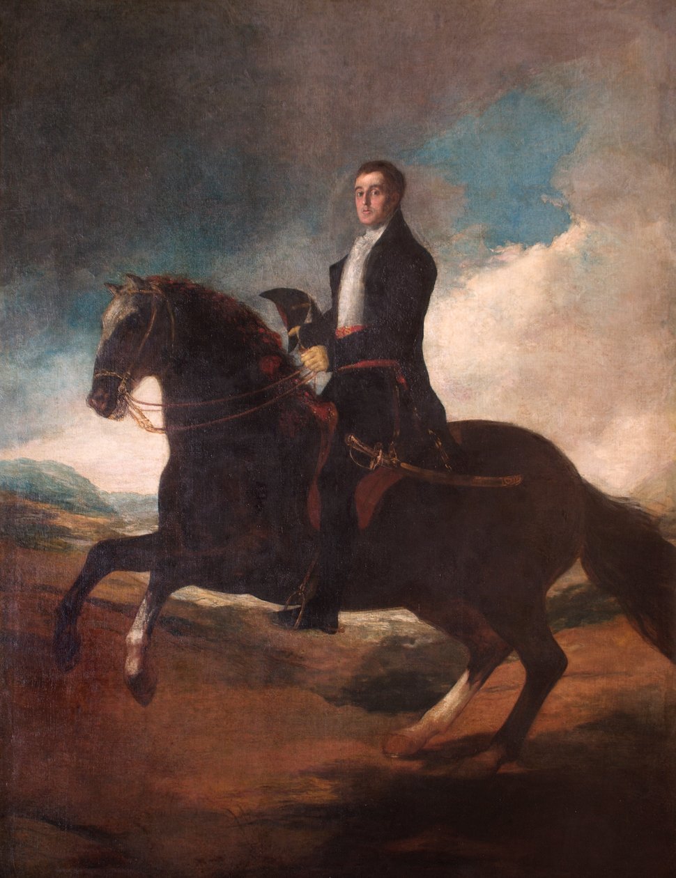 Ridesportrett av hertugen av Wellington, 1812. av Francisco de Goya