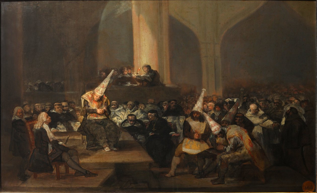 Inkvisisjonsscene av Francisco de Goya