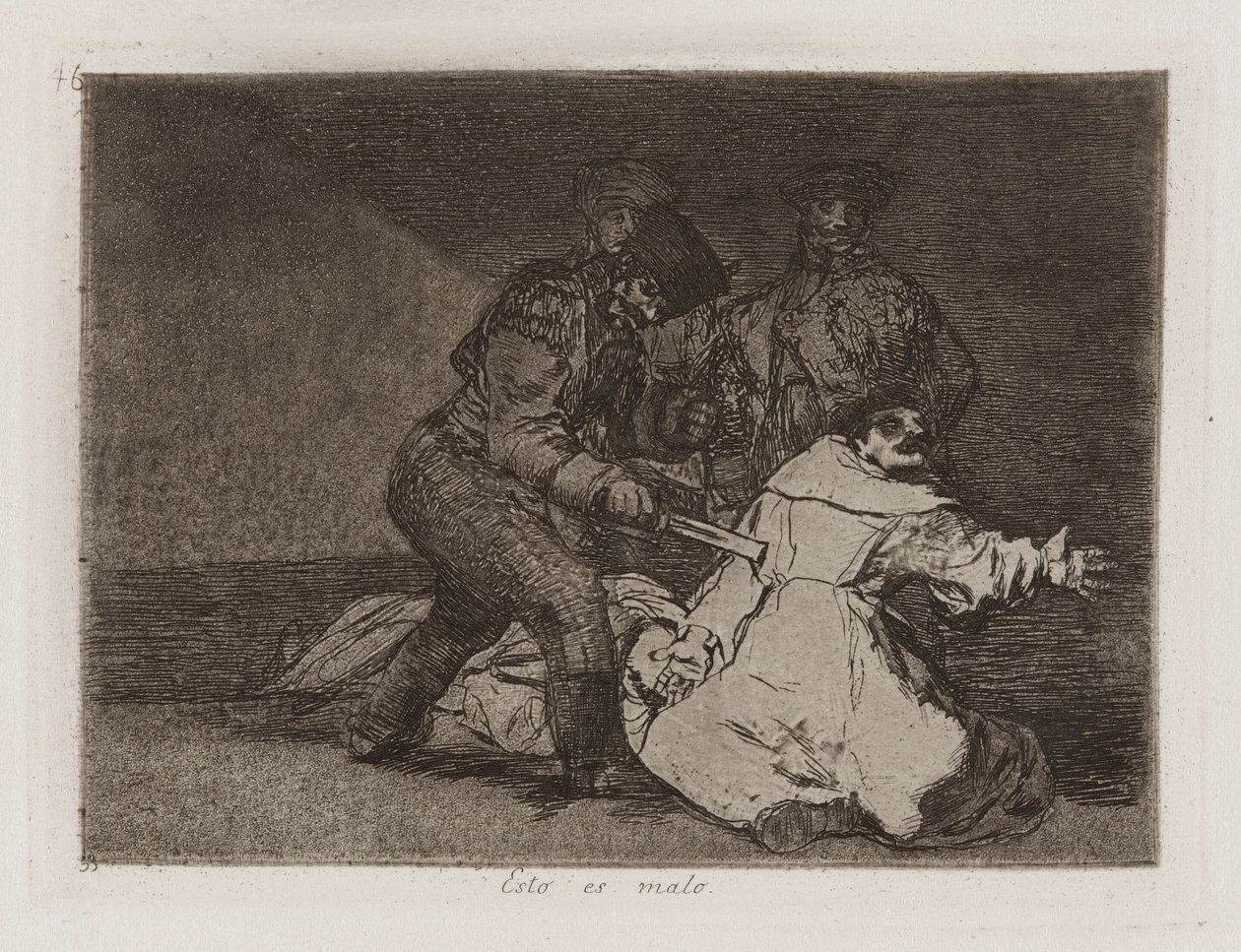 This is Bad, Plate 46 fra The Disasters of War av Francisco de Goya