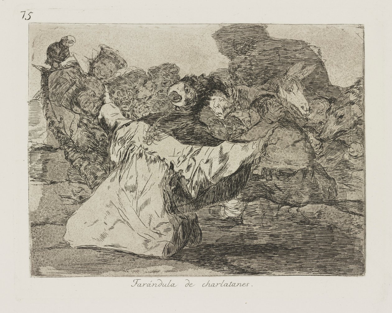 Charlatan show business. (Charlataner av Francisco de Goya