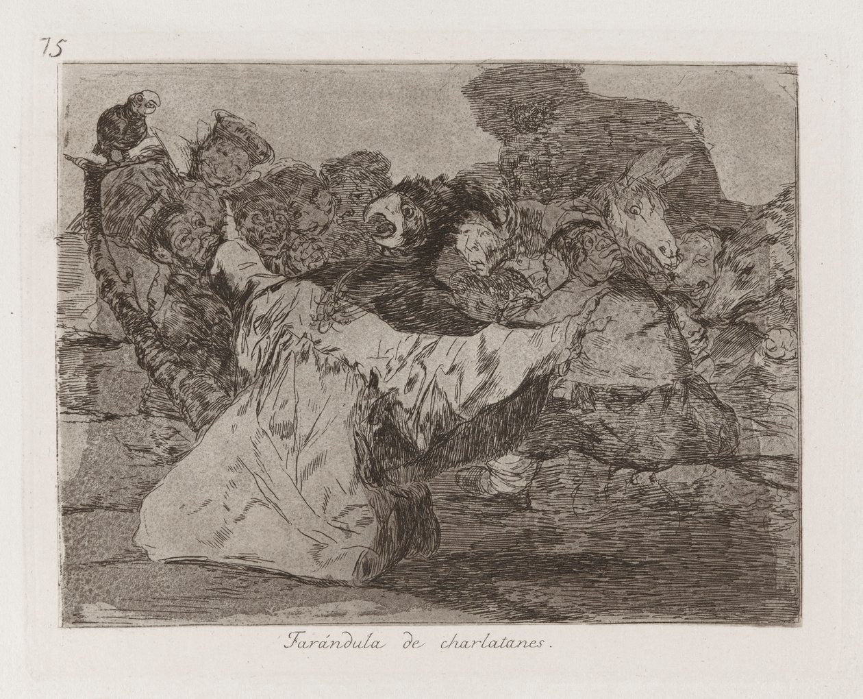 Charlatans show business av Francisco de Goya