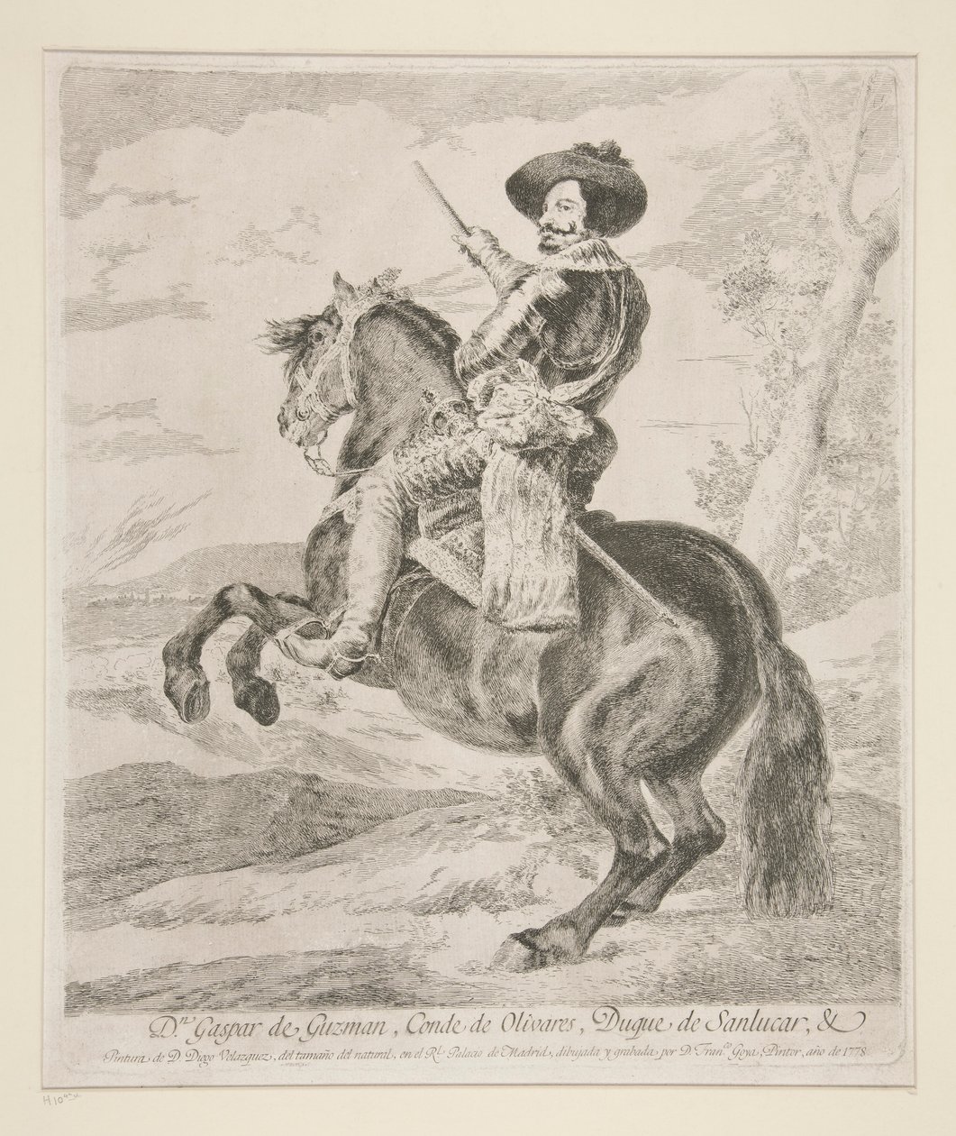 Gaspar de Guzman, grev hertug av Olivares av Francisco de Goya