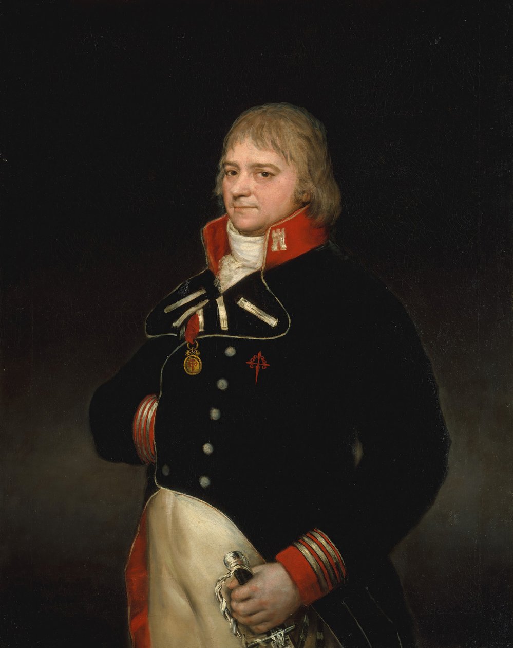 Ignacio Garcini og Queralt 1752-1825, brigadesjef for ingeniører, 1804. av Francisco de Goya