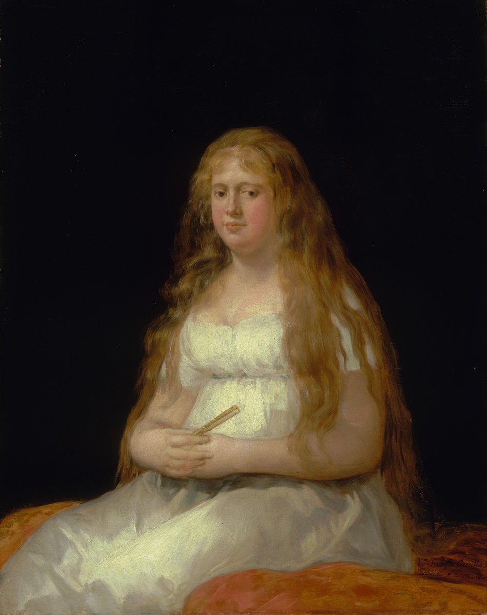 Josefa de Castilla Portugal og van Asbrock de Garcini 1775-ca 1850, 1804. av Francisco de Goya