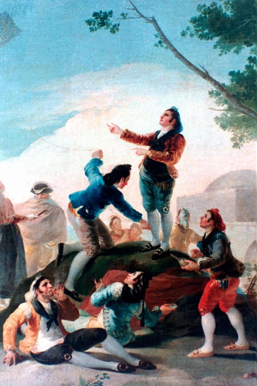 Dragen, dragen, 1778 av Francisco de Goya
