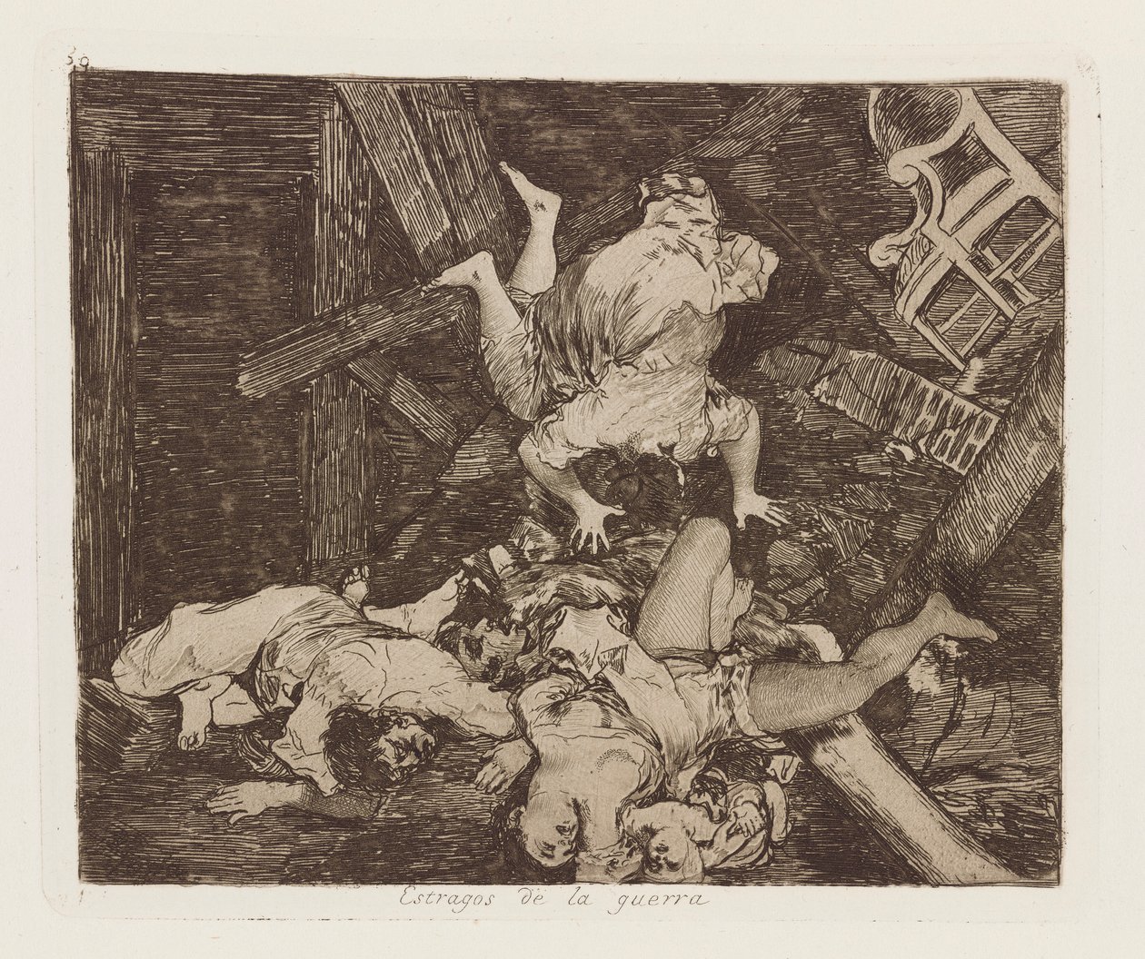Krigens katastrofer av Francisco de Goya