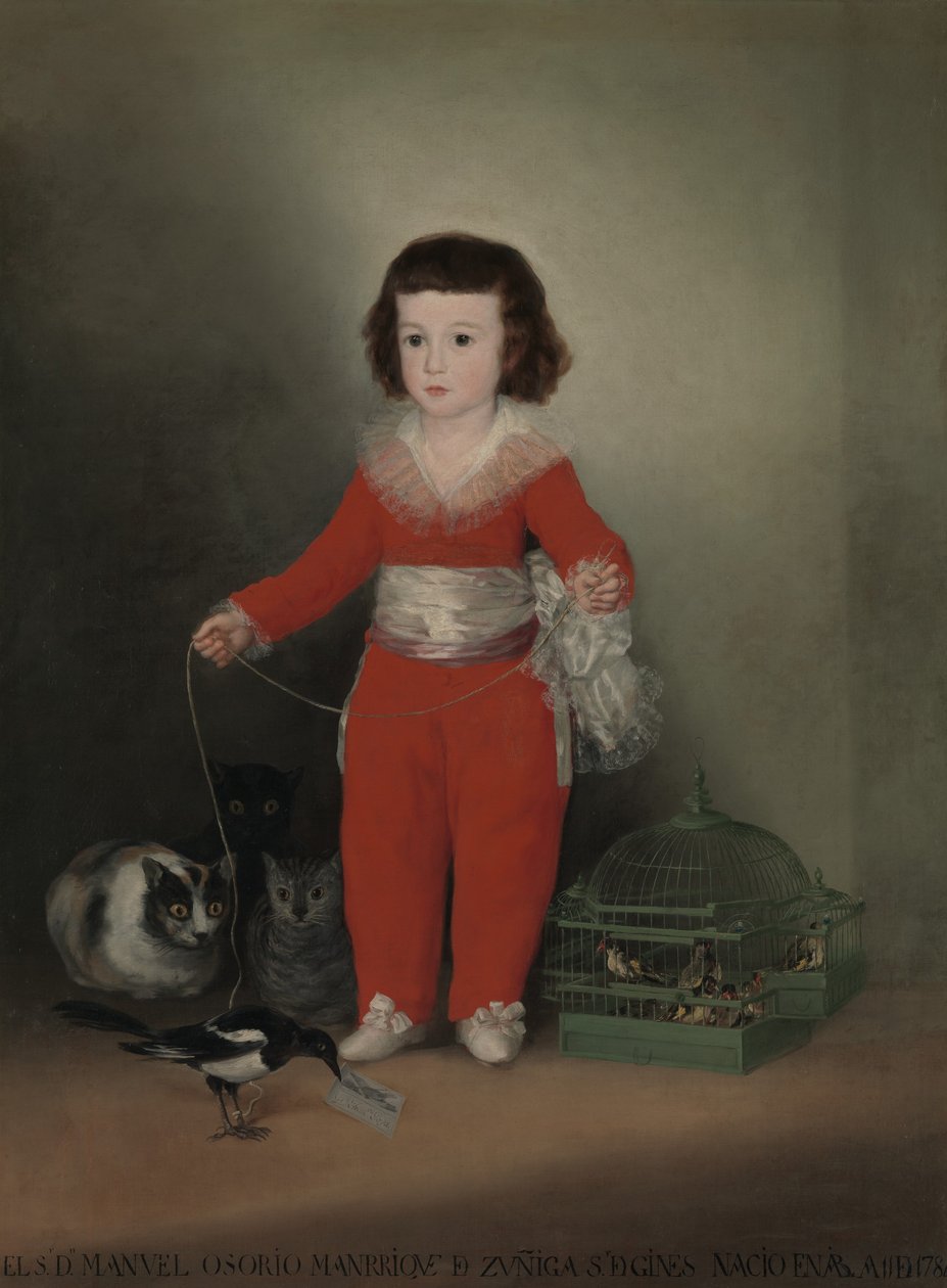Manuel Osorio Manrique de Zuñiga 1784-1792, 1787-88. av Francisco de Goya