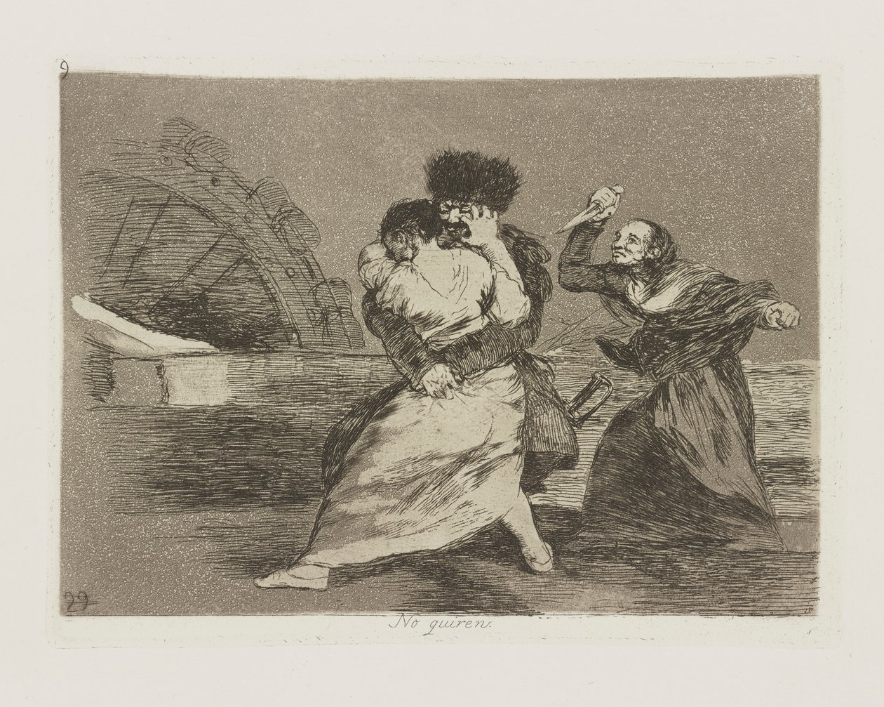 Det vil de ikke. (De Don av Francisco de Goya