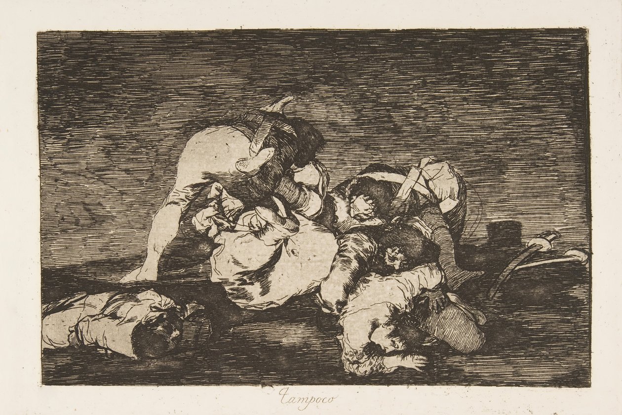 Plate10 fra The Disasters of War Los Desastres de la Guerra: Nor [d..., 1810 publisert 1863. av Francisco de Goya