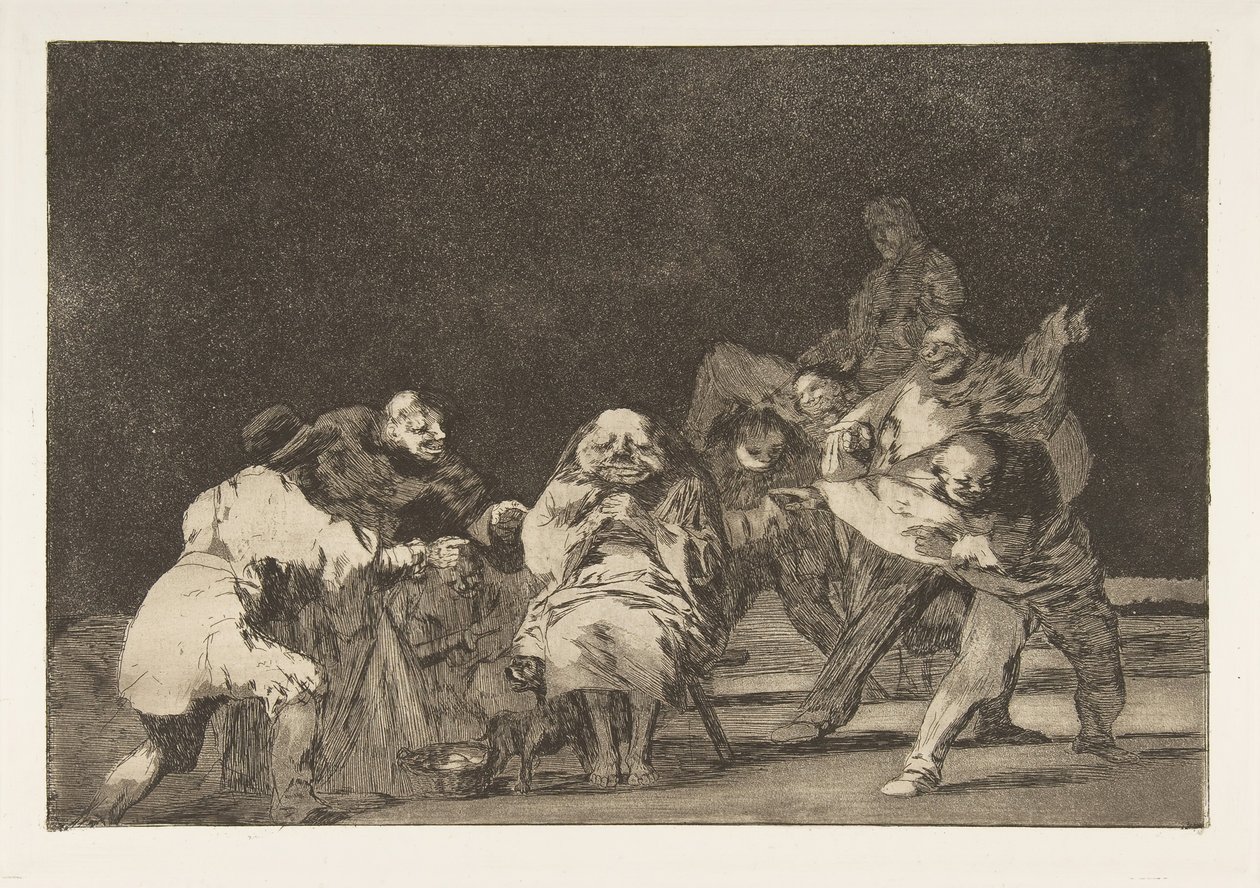 Plate 17 fra Disparates: Loyalty, ca. 1816-23 utgitt 1864. av Francisco de Goya