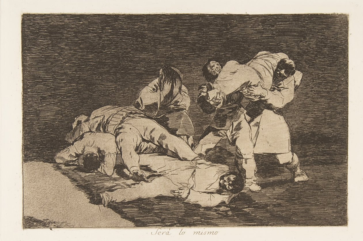 Plate 21 fra The Disasters of War Los Desastres de la Guerra: It w..., 1810 publisert 1863. av Francisco de Goya