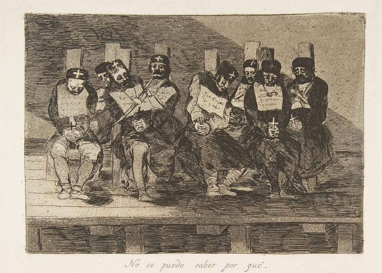 Plate 35 fra The Disasters of War Los Desastres de La Guerra: One C..., 1810 publisert 1863. av Francisco de Goya