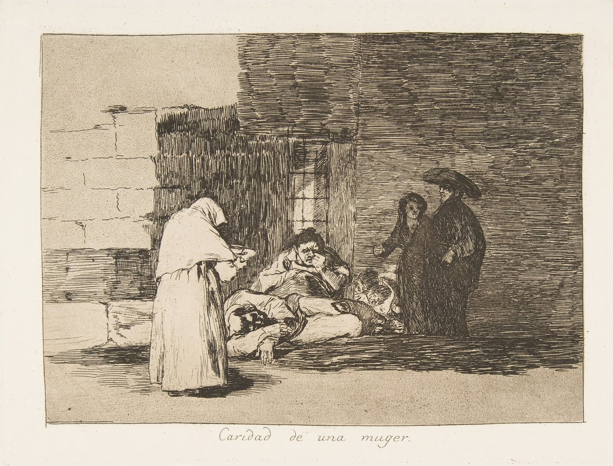 Plate 49 fra The Disasters of War Los Desastres de la Guerra: A ..., 1811-12 publisert 1863. av Francisco de Goya