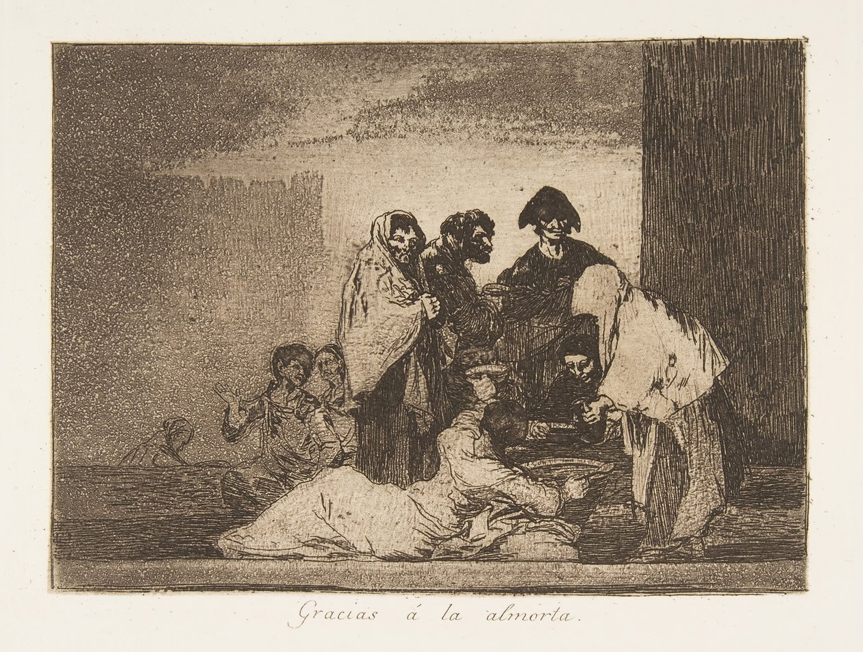 Plate 51 fra 'The Disasters of War' Los Desastres de la Guerra: 'Th..., 1811-12 publisert 1863. av Francisco de Goya
