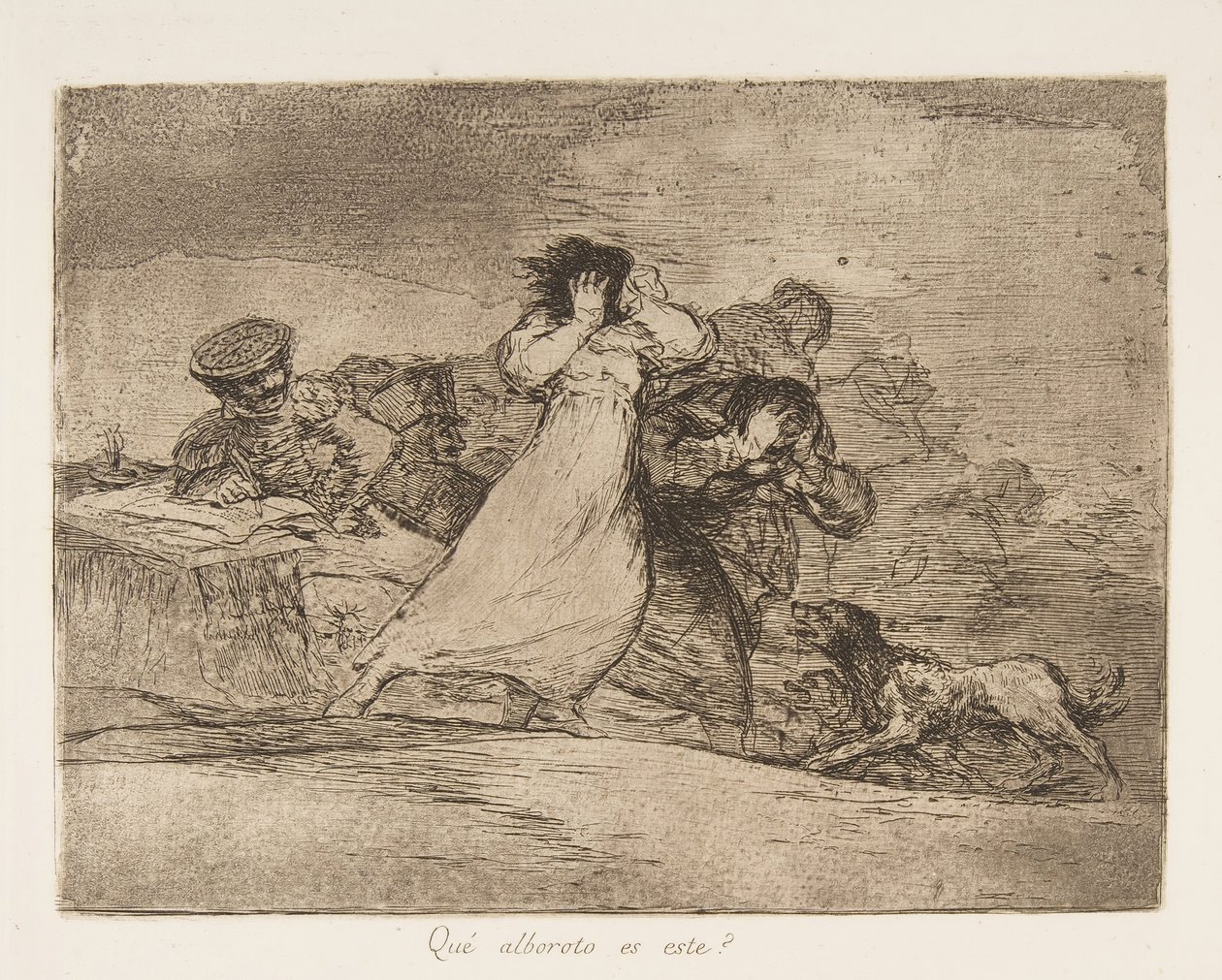 Plate 65 fra The Disasters of War Los Desastres de la Guerra..., etter 1814-15 publisert 1863. av Francisco de Goya