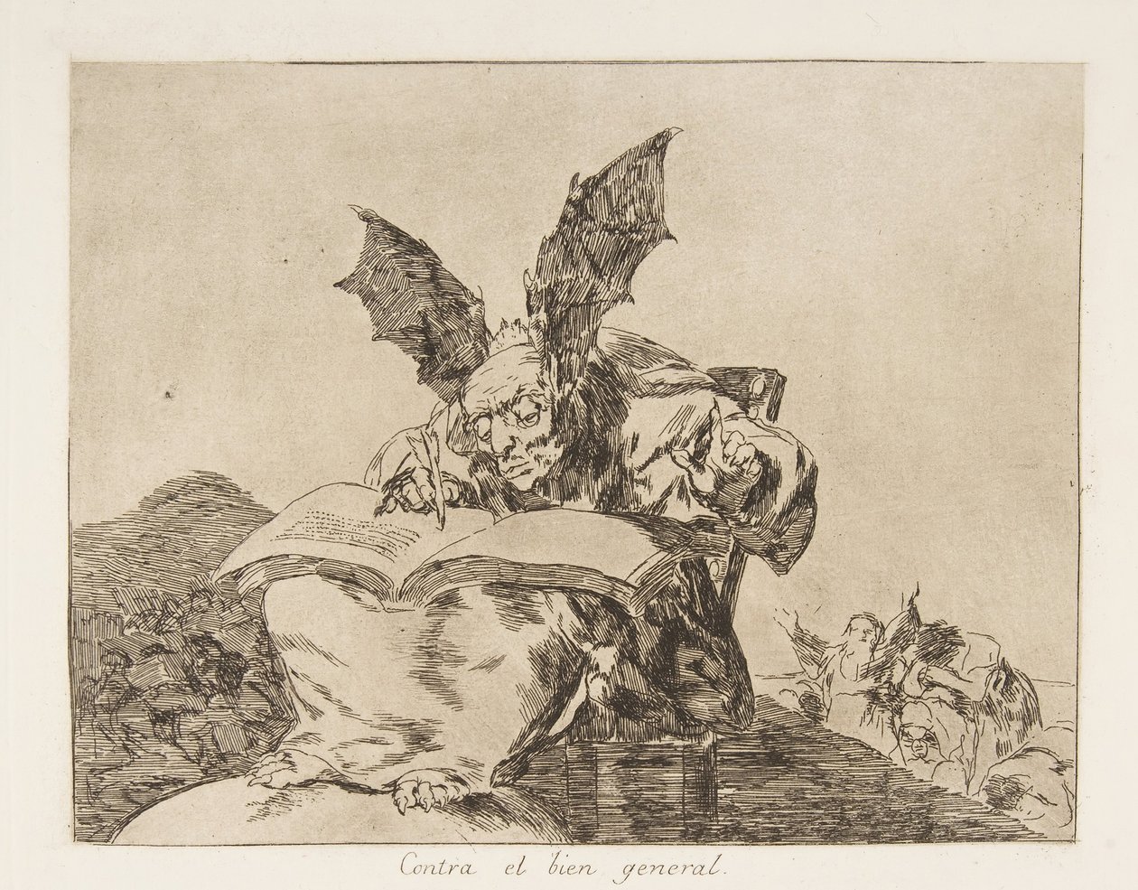 Plate 71 fra The Disasters of War Los Desastres de la Guerra..., etter 1814-15 publisert 1863. av Francisco de Goya