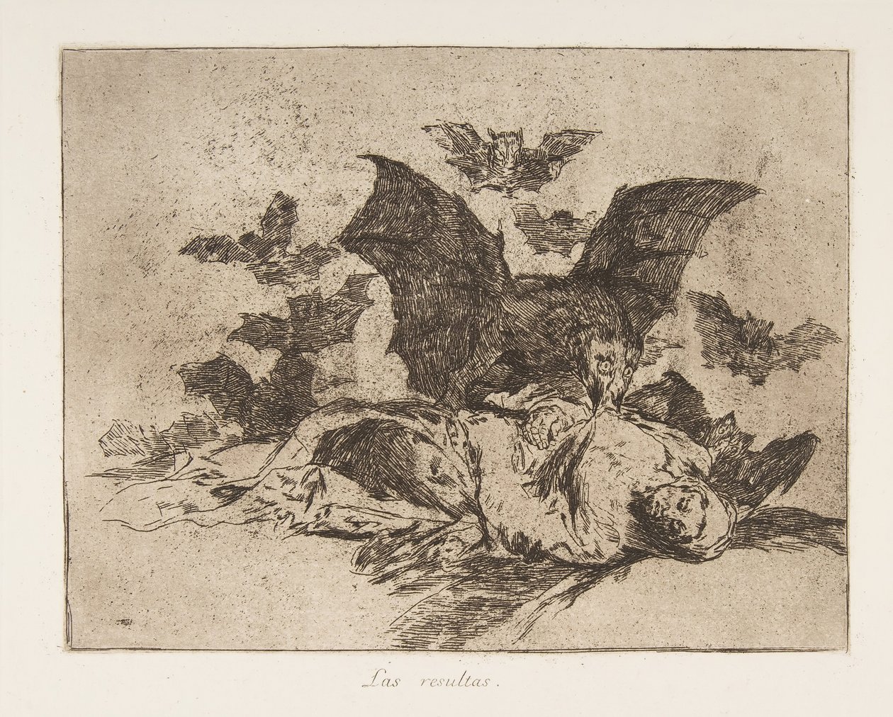 Plate 72 fra The Disasters of War Los Desastres de la Guerra..., etter 1814-15 publisert 1863. av Francisco de Goya