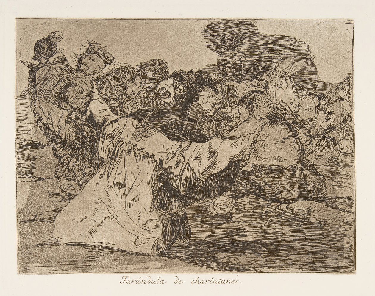 Plate 75 fra The Disasters of War Los Desastres de la Guerra..., etter 1814-15 publisert 1863. av Francisco de Goya