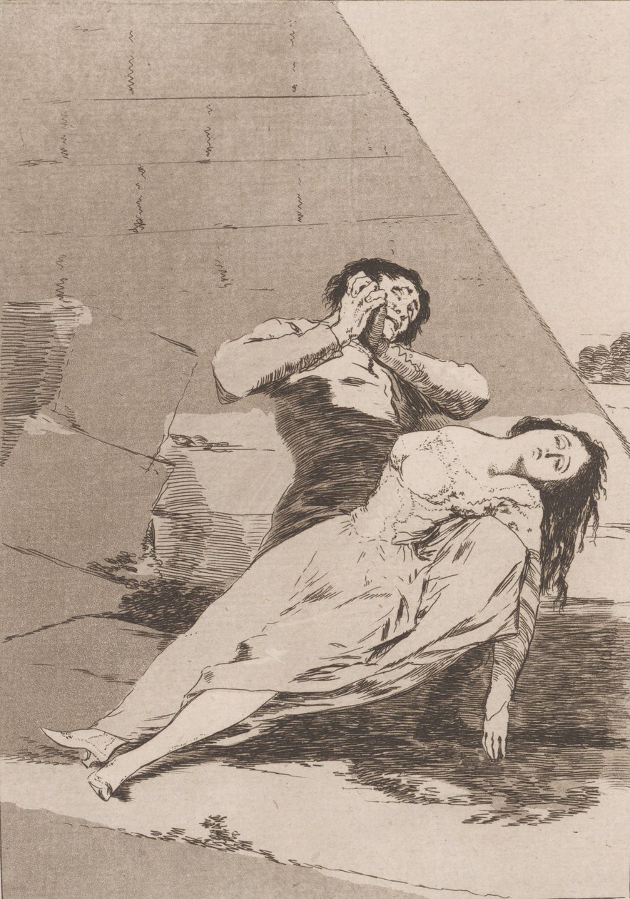 Plate 9 fra 'Los Caprichos': Tantalus Tantalo., 1799., 1799. av Francisco de Goya