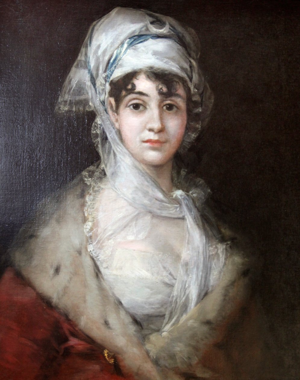 'Portrett av skuespillerinnen Antonia Zarate', c1810-c1811. av Francisco de Goya