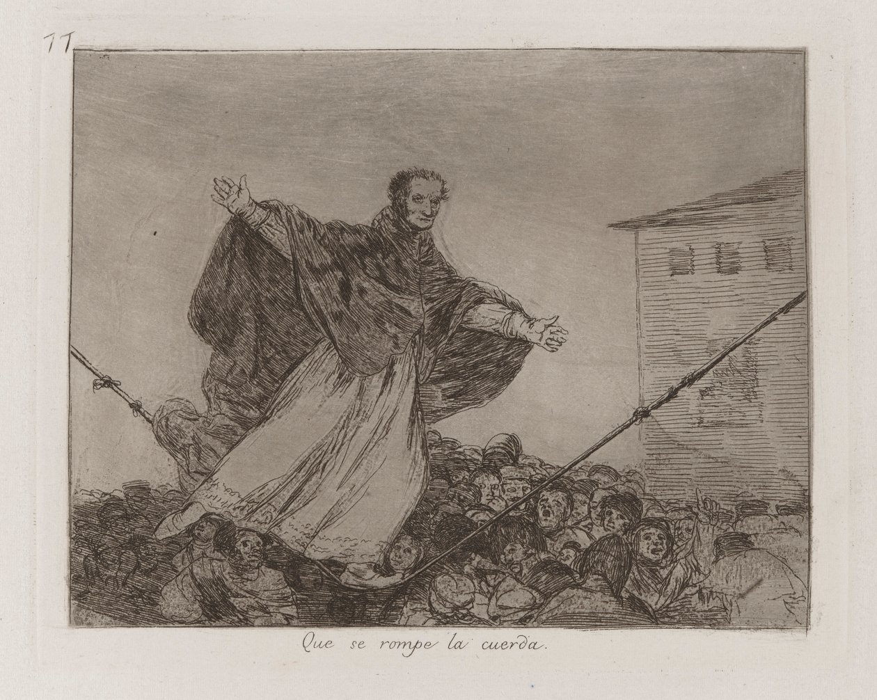 May the Cord Break, plate 77 fra The Disasters of War av Francisco de Goya