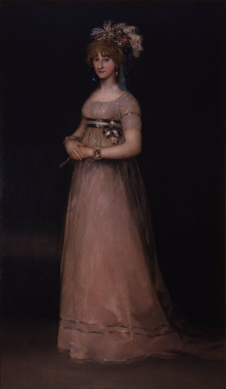 Riratto av María Luisa de Borbón og Vallabriga av Francisco de Goya