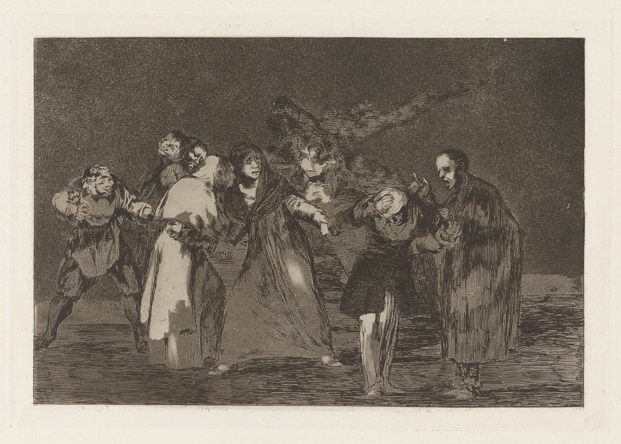 De leger stikksår, men ikke vonde ord (Wounds Heal Quicker than Hasty Words), fra serien Los absurdities (Los proverbios) av Francisco de Goya