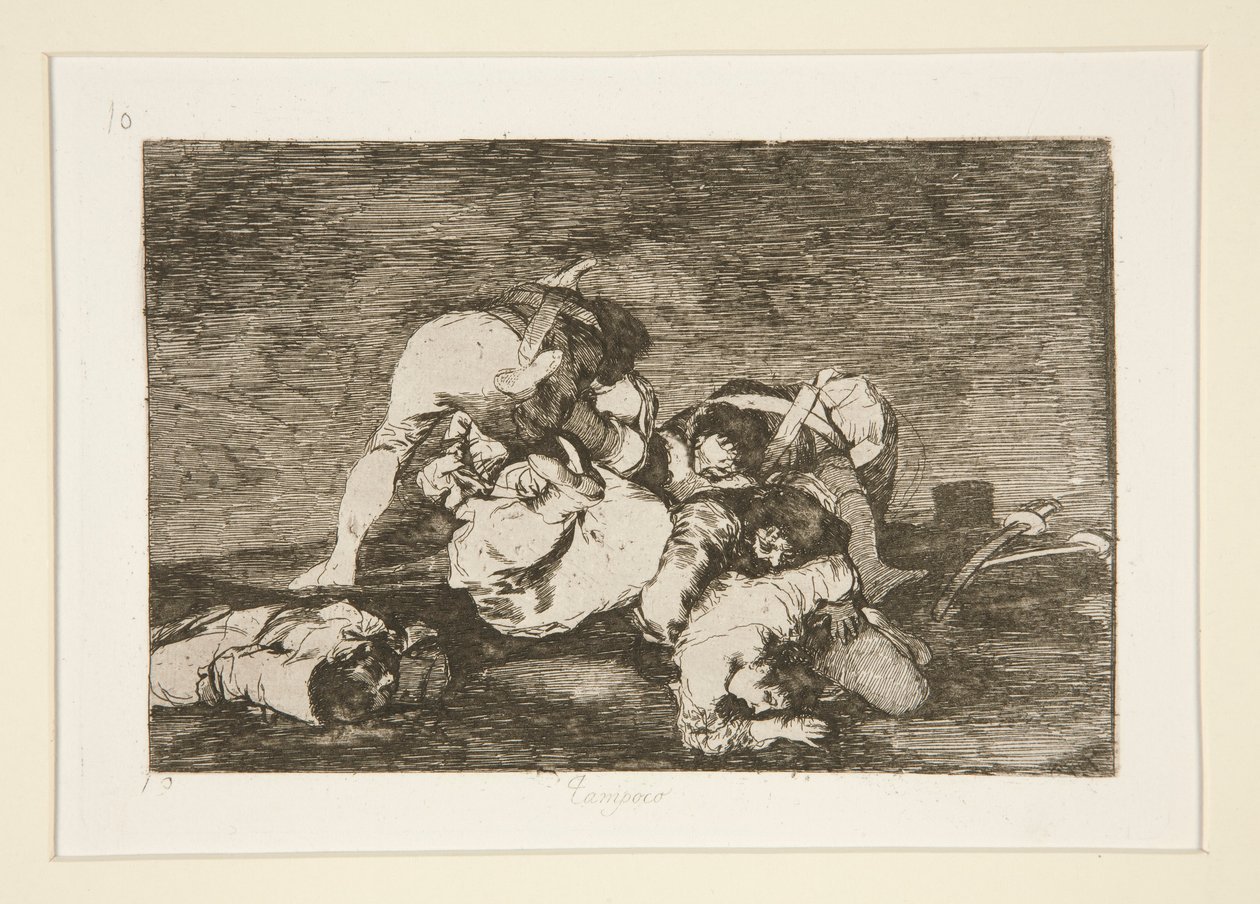 Verken (heller [Do These] Heller), pl. 10 fra serien The Disasters of War av Francisco de Goya