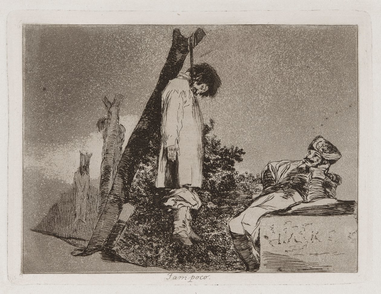 Verken (Ikke [i dette tilfellet] heller), plate 36 fra The Disasters of War av Francisco de Goya