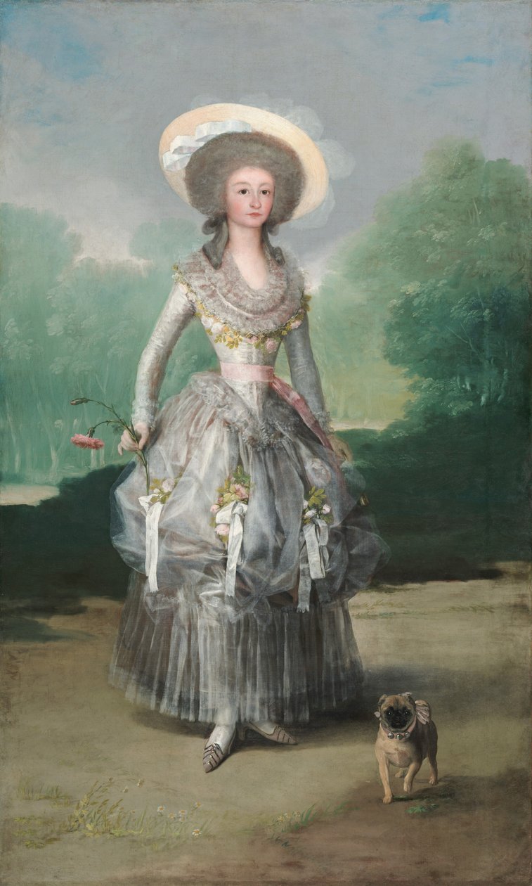 Marquesa de Pontejos av Francisco de Goya
