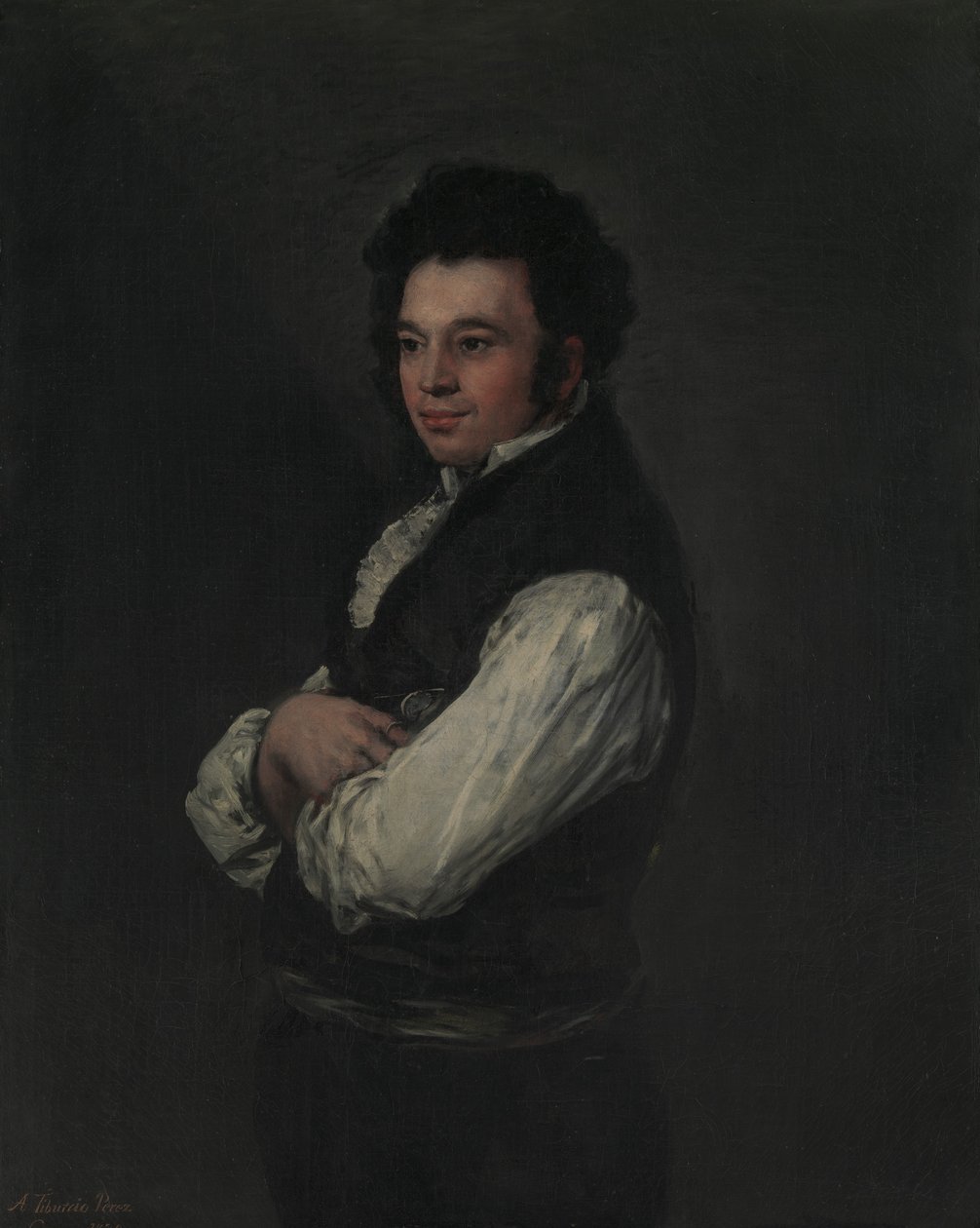 Tiburcio Pérez y Cuervo 178586-1841, arkitekten, 1820. av Francisco de Goya