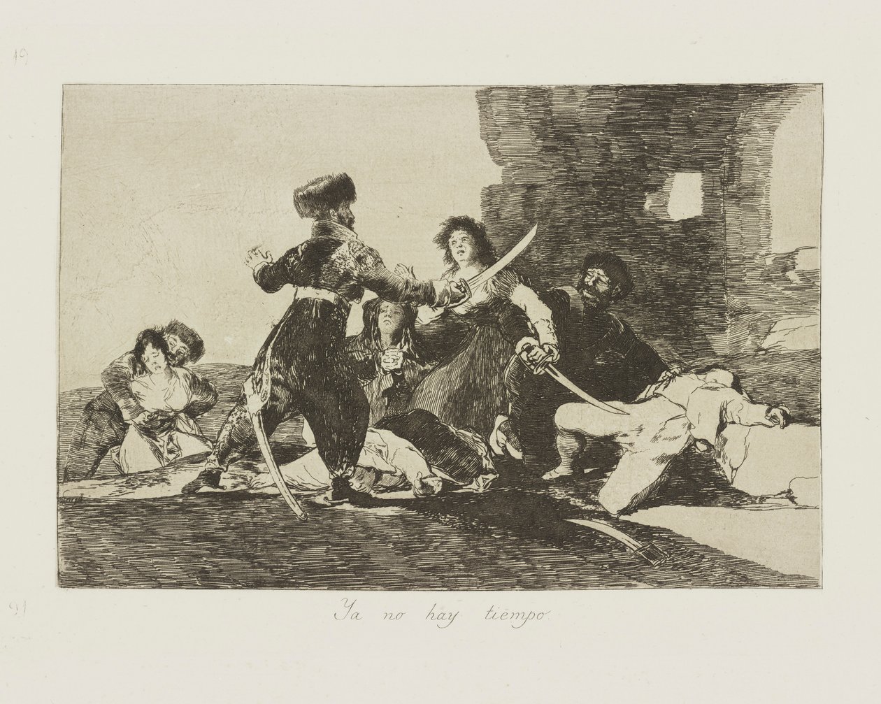 Det er ikke mer tid. (Det finnes ikke av Francisco de Goya