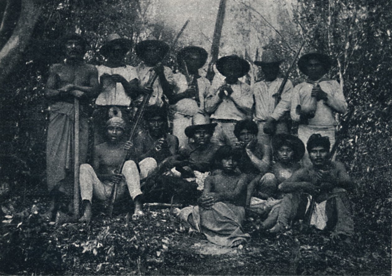 Kronede indianere, 1895 av Francisco Henszler