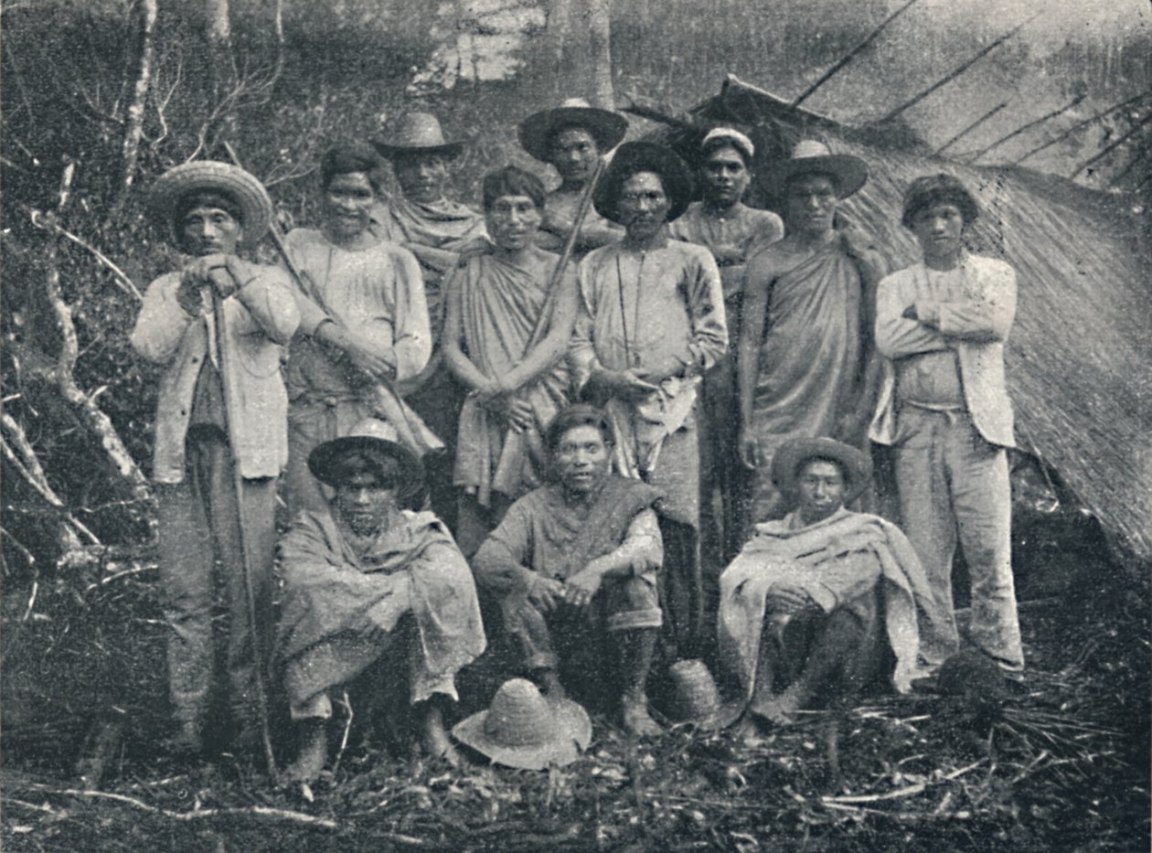 Kronede indianere, 1895 av Francisco Henszler