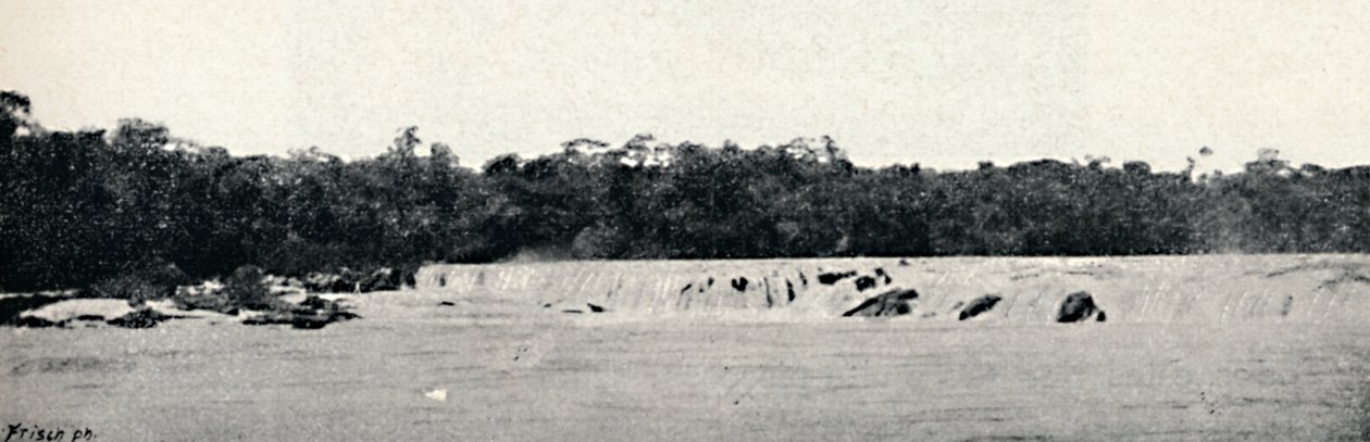 Salto Grande Rio Paranapanema, 1895 av Francisco Henszler