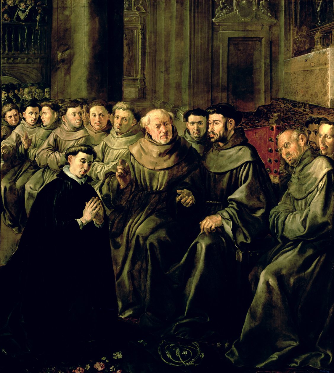 Velkommen til St. Bonaventure (1221-74) i fransiskanerordenen, ca. 1628 av Francisco Herrera
