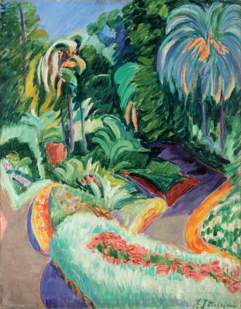 Garden, ca 1913-1919 av Francisco Iturrino