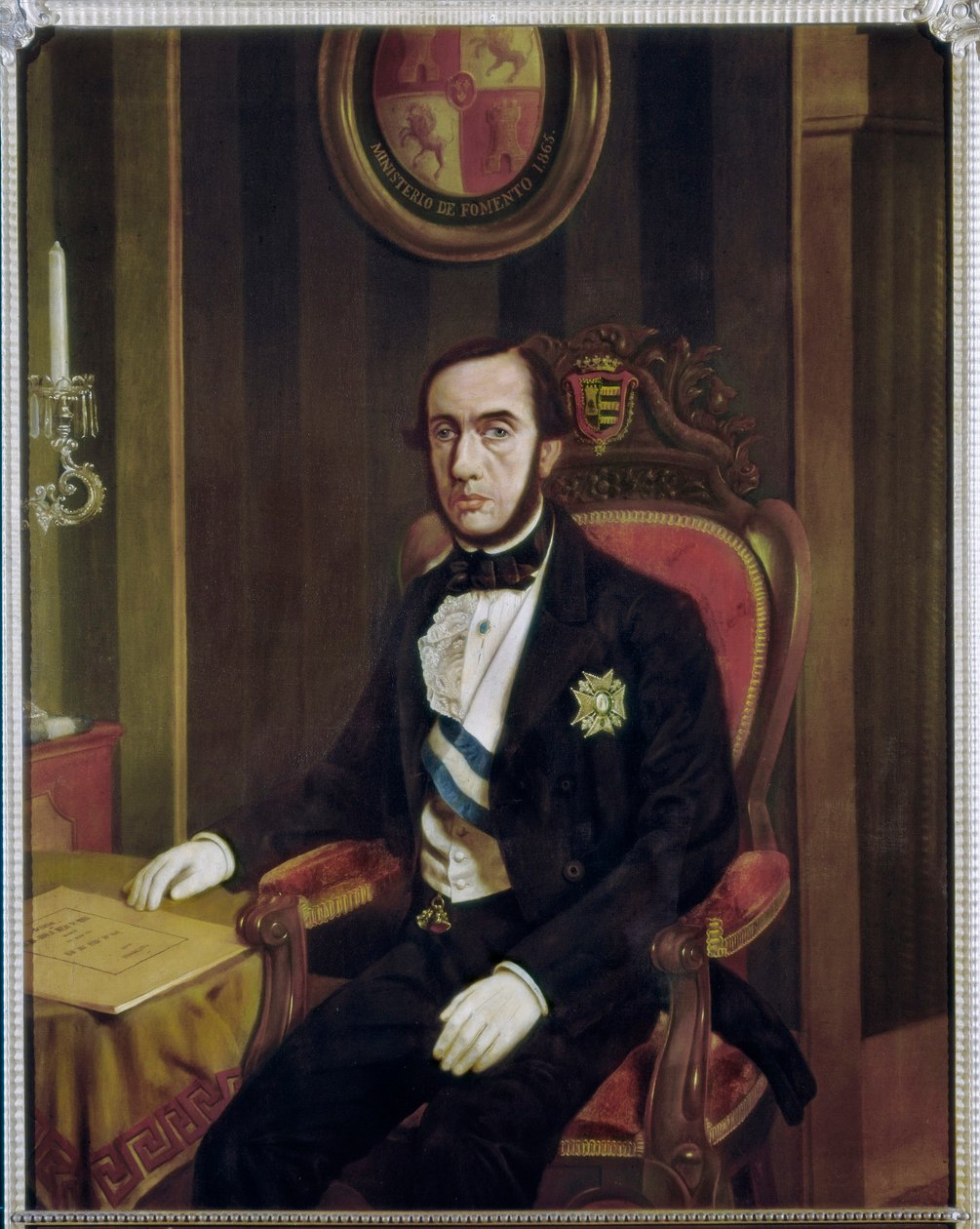 Portrett av Antonio ALCALA GALIANO av Francisco Javier de Urrutia