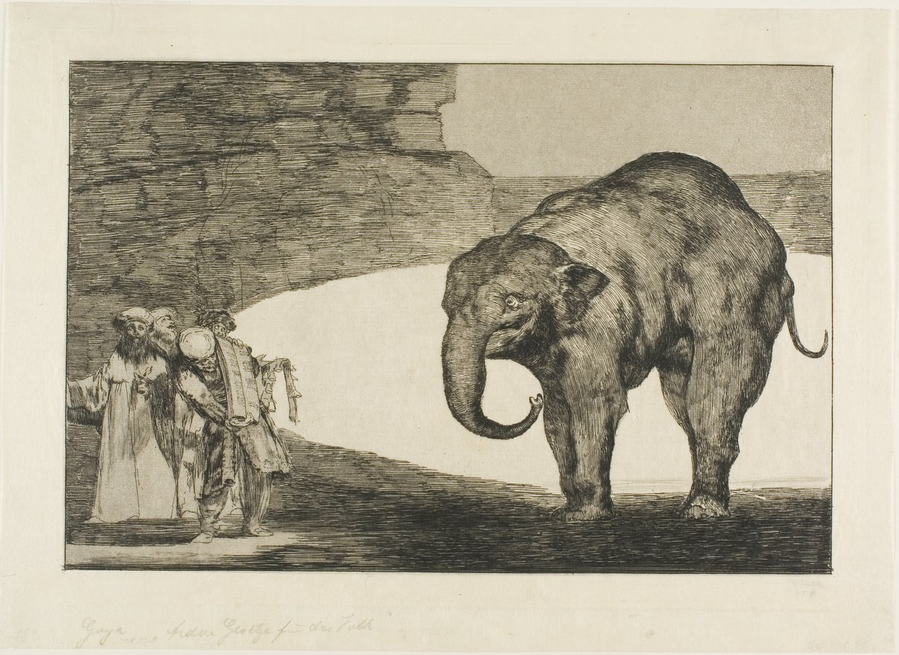Animal Folly, fra Disparates av Francisco Jose de Goya y Lucientes
