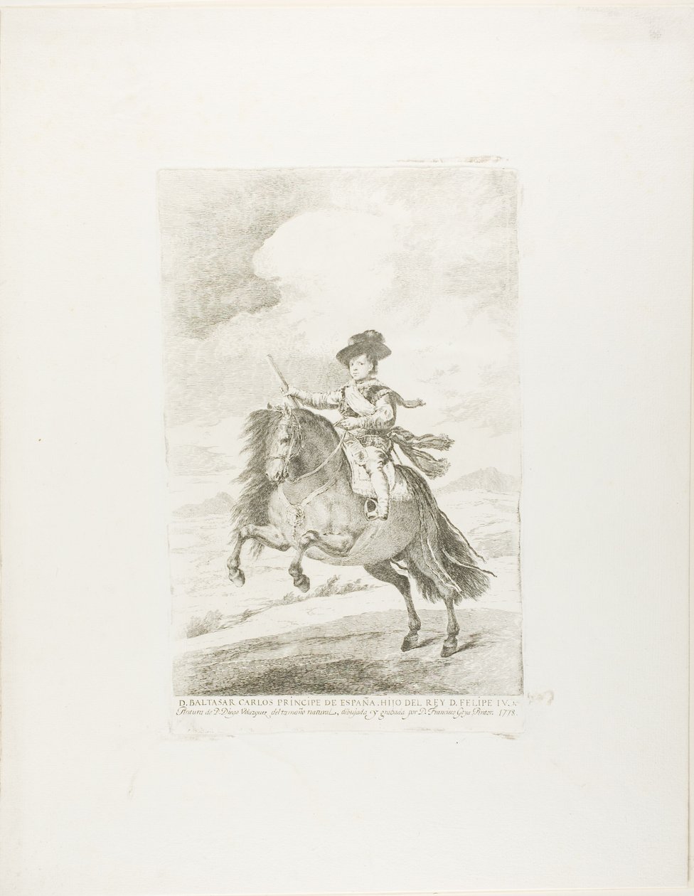Baltasar Carlos av Francisco Jose de Goya y Lucientes